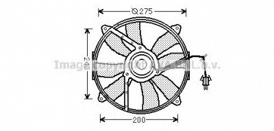 AVA QUALITY COOLING ms7521 -  Вентилятор, охлаждение двигателя
